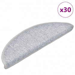Maty na schody 30 szt. 56x17x3 cm Jasnoszare półokrągłe