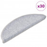 Maty na schody 30 szt. 56x17x3 cm Jasnoszare półokrągłe