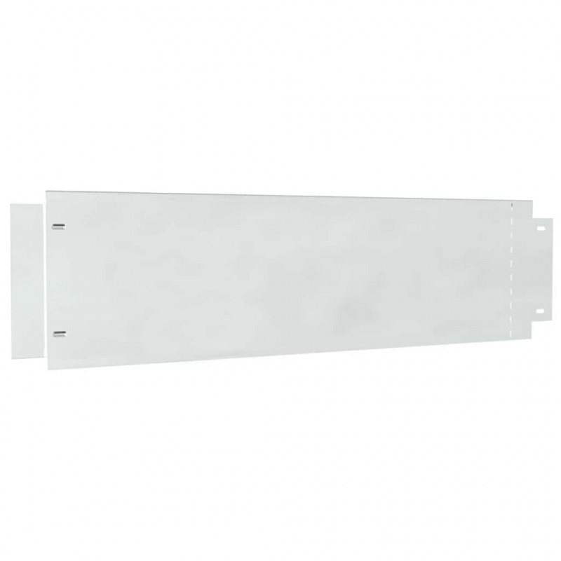 Obrzeża trawnikowe 20 pcs Srebrny 100 x 25 x 0,07 cm