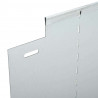 Obrzeża trawnikowe 20 pcs Srebrny 100 x 25 x 0,07 cm