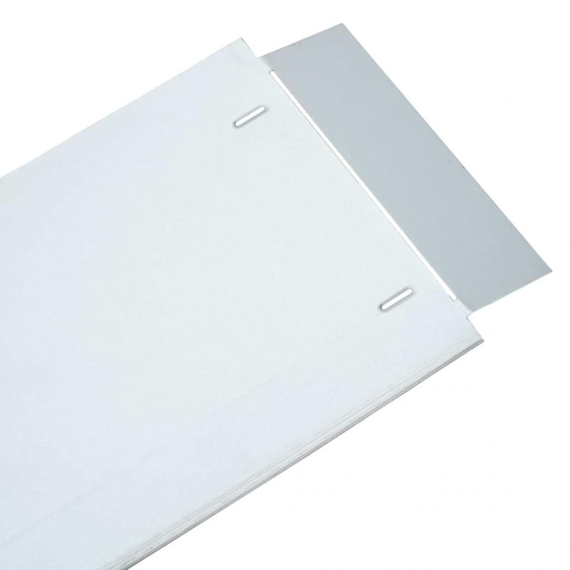 Obrzeża trawnikowe 30 pcs Srebrny 100 x 25 x 0,07 cm