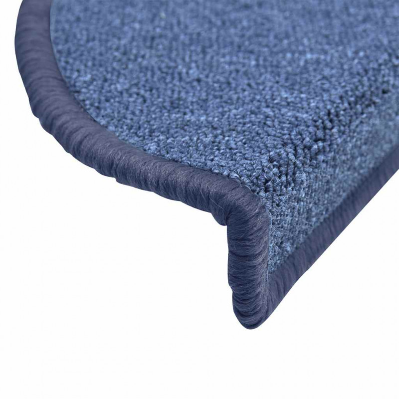 Maty na schody 30 szt. 56x17x3 cm Niebieskie półokrągłe