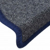 Maty na schody 30 szt. 56x17x3 cm Ciemnoszare i niebieskie półokrągłe