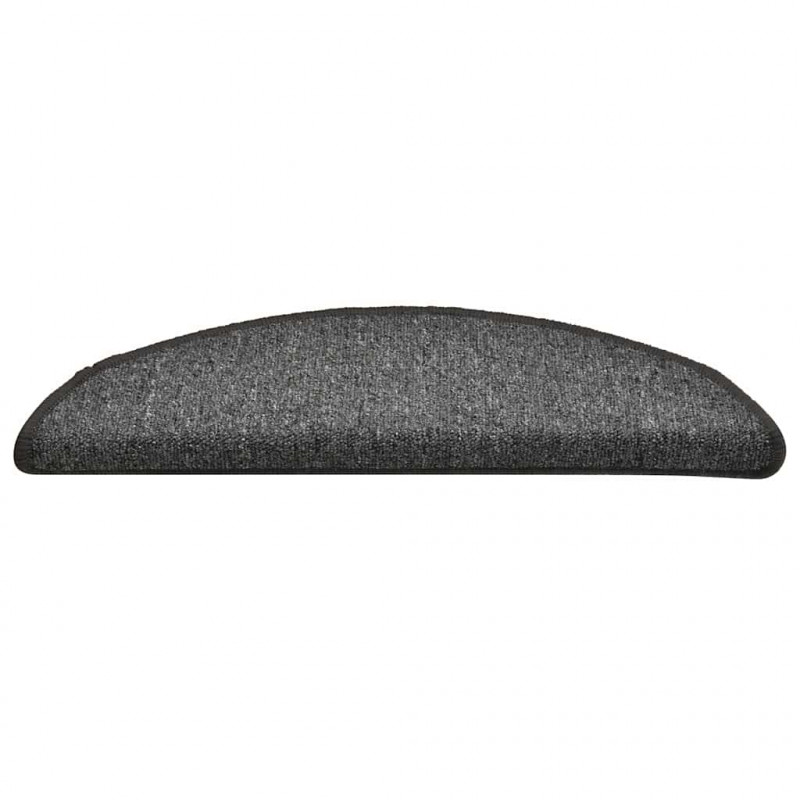 Maty na schody 30 szt. 56x17x3 cm Ciemnoszary Półokrągły