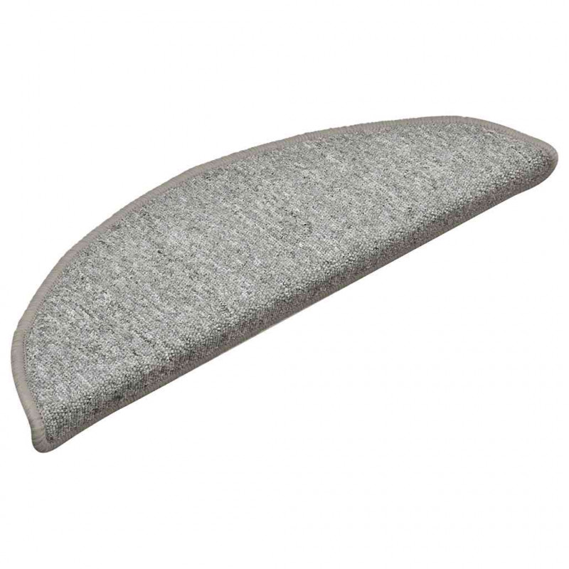 Maty na schody 30 szt. 56x17x3 cm Jasnoszare półokrągłe