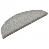 Maty na schody 30 szt. 56x17x3 cm Jasnoszare półokrągłe