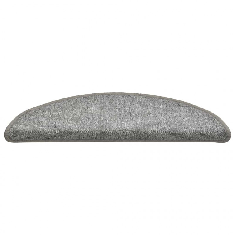 Maty na schody 30 szt. 56x17x3 cm Jasnoszare półokrągłe