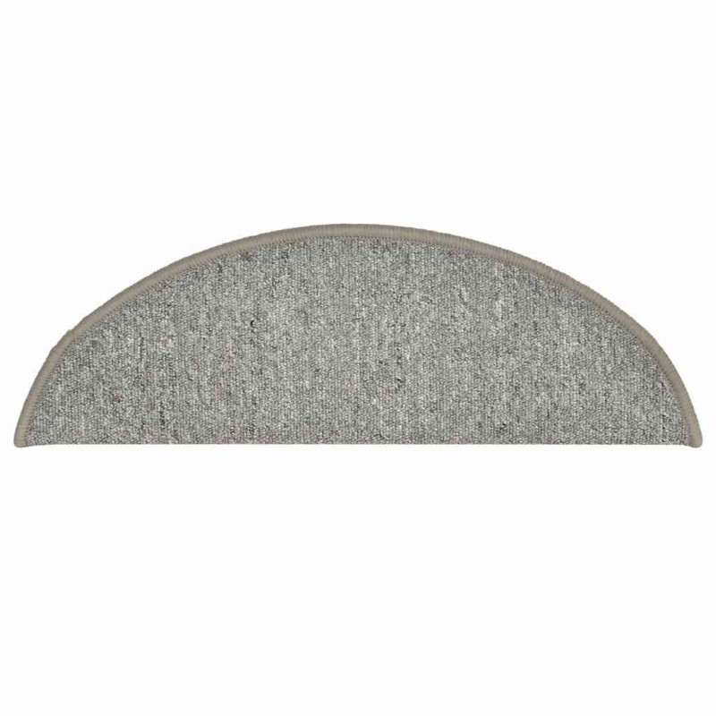 Maty na schody 30 szt. 56x17x3 cm Jasnoszare półokrągłe