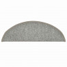 Maty na schody 30 szt. 56x17x3 cm Jasnoszare półokrągłe