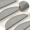 Maty na schody 30 szt. 56x17x3 cm Jasnoszare półokrągłe