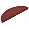 Maty na schody 30 szt. 56x17x3 cm Bordeaux Półokrągłe