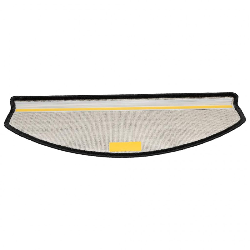 Maty na schody 30 szt. 65x24x4 cm Antracytowe półokrągłe duże