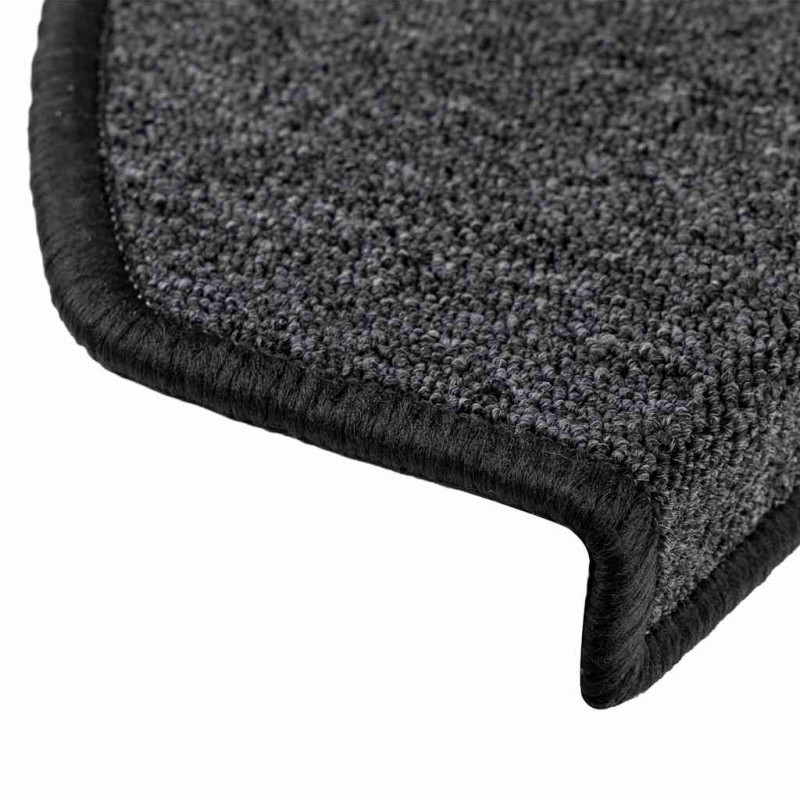 Maty na schody 30 szt. 65x24x4 cm Antracytowe półokrągłe duże