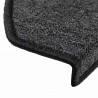 Maty na schody 30 szt. 65x24x4 cm Antracytowe półokrągłe duże
