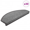 Maty na schody 30 szt. 65x24x4 cm Ciemnoszary Półokrągły Duży