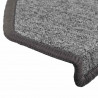 Maty na schody 30 szt. 65x24x4 cm Ciemnoszary Półokrągły Duży