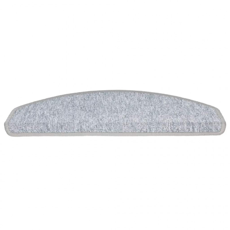 Maty na schody 30 szt. 65x24x4 cm Jasnoszare Półokrągłe Duże