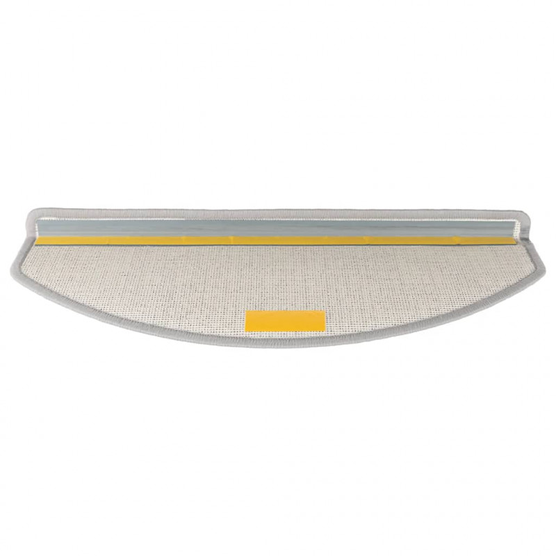 Maty na schody 30 szt. 65x24x4 cm Jasnoszare Półokrągłe Duże