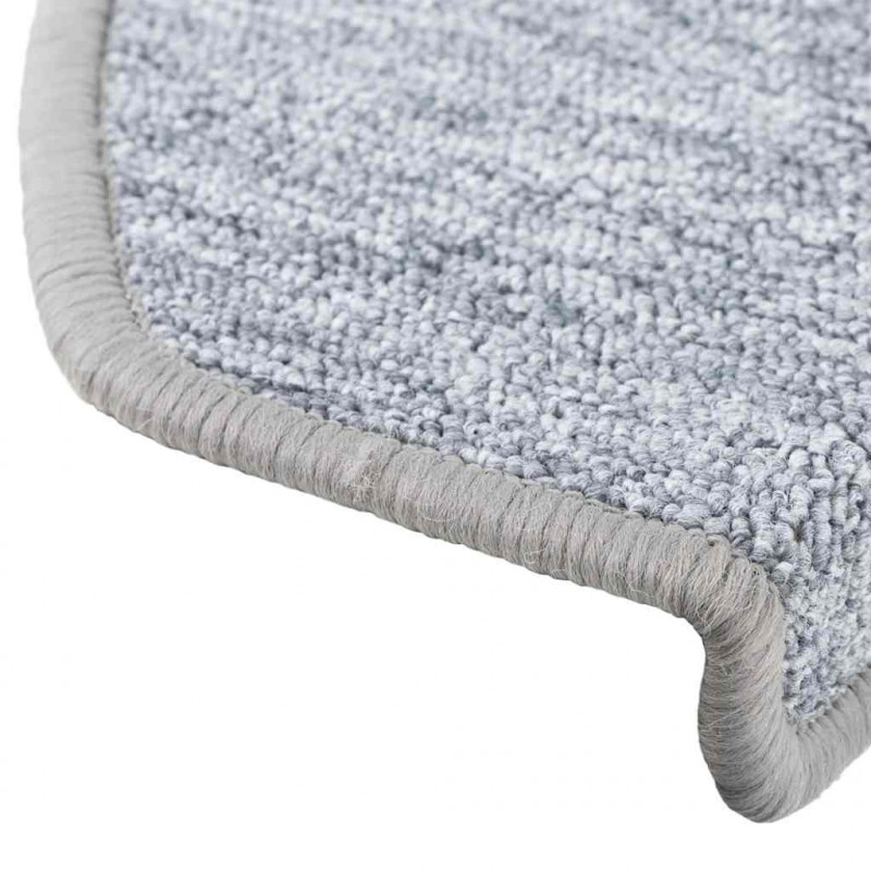 Maty na schody 30 szt. 65x24x4 cm Jasnoszare Półokrągłe Duże