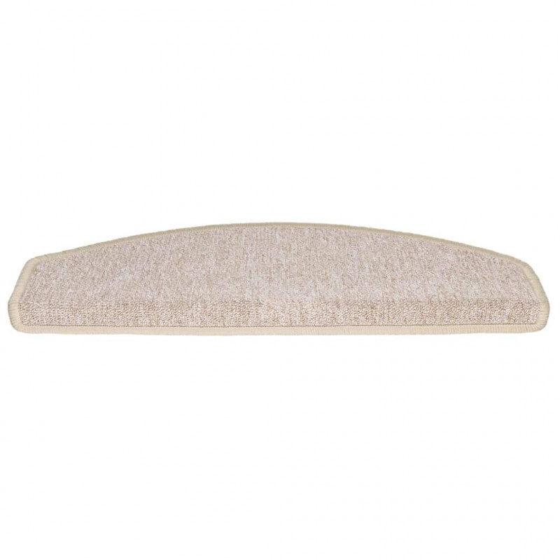 Maty na schody 30 szt. 65x24x4 cm Taupe Półokrągłe Duże