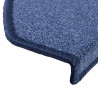 Maty na schody 30 szt. 65x24x4 cm niebieskie półokrągłe duże
