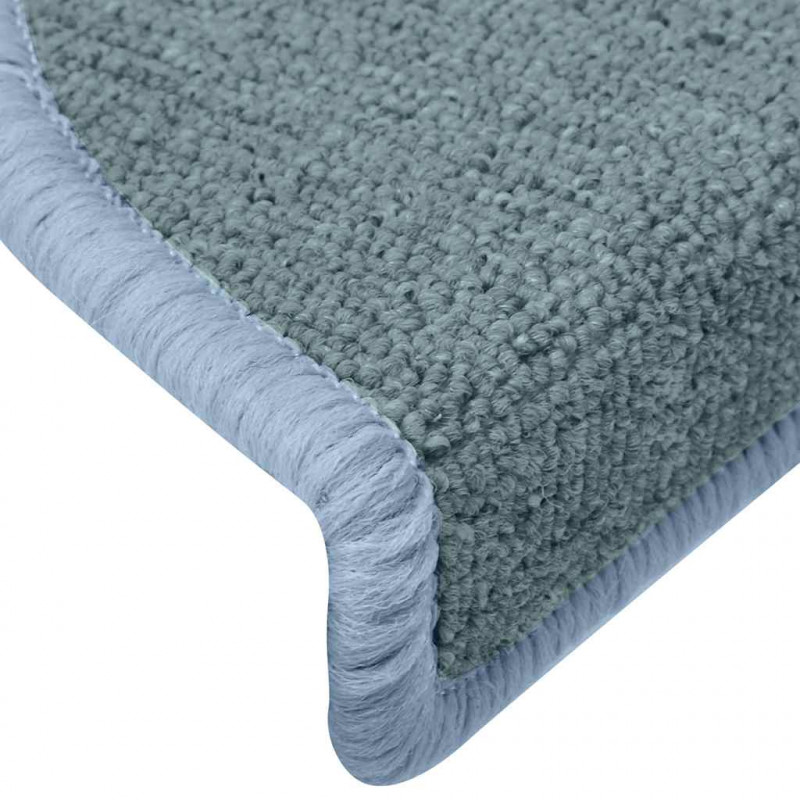 Maty na schody 30 szt. 65x24x4 cm, niebieskie, półokrągłe, duże
