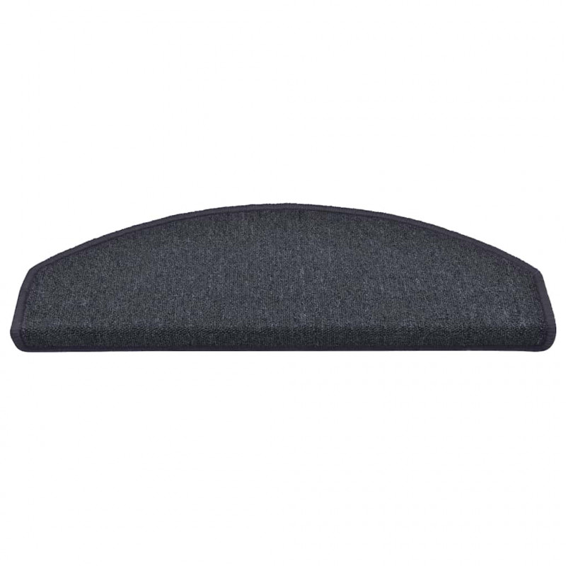 Maty na schody 30 szt. 65x24x4 cm Ciemnoszare i niebieskie, półokrągłe, duże