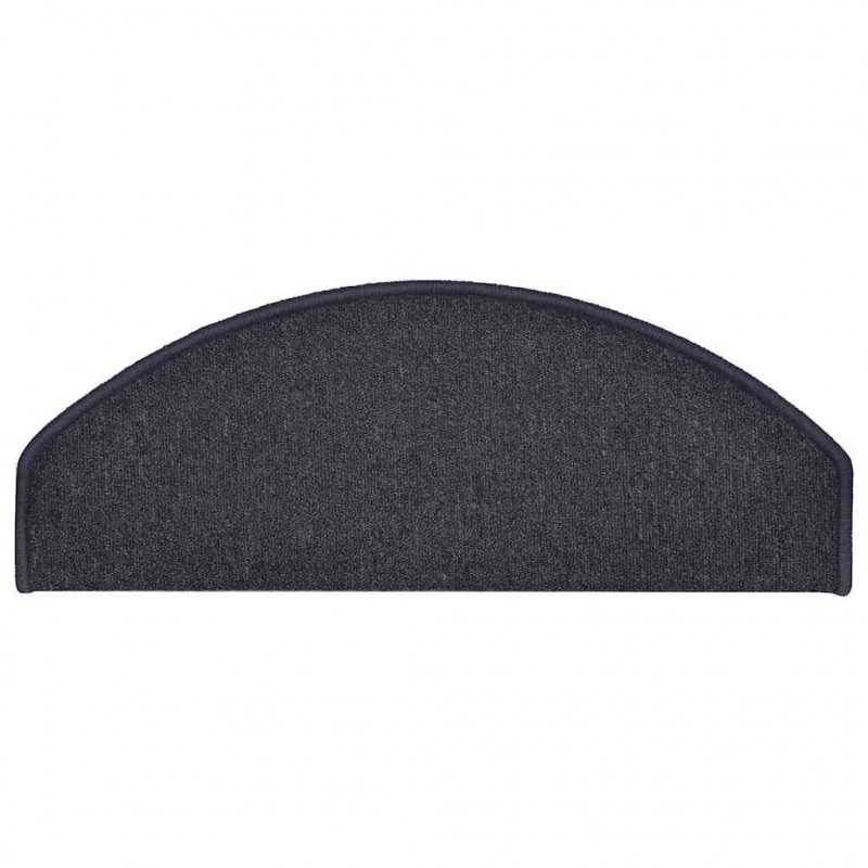 Maty na schody 30 szt. 65x24x4 cm Ciemnoszare i niebieskie, półokrągłe, duże