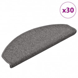 Maty na schody 30 szt. 65x24x4 cm Ciemnoszary Półokrągły Duży