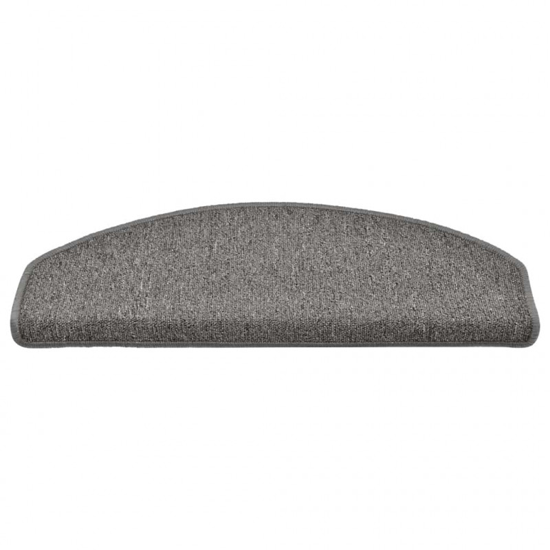 Maty na schody 30 szt. 65x24x4 cm Ciemnoszary Półokrągły Duży