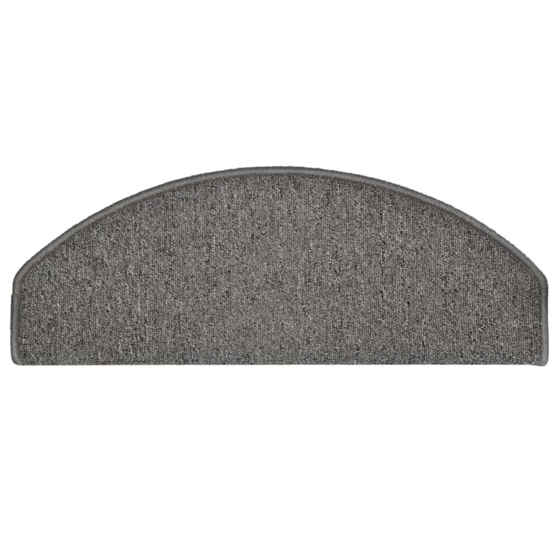 Maty na schody 30 szt. 65x24x4 cm Ciemnoszary Półokrągły Duży