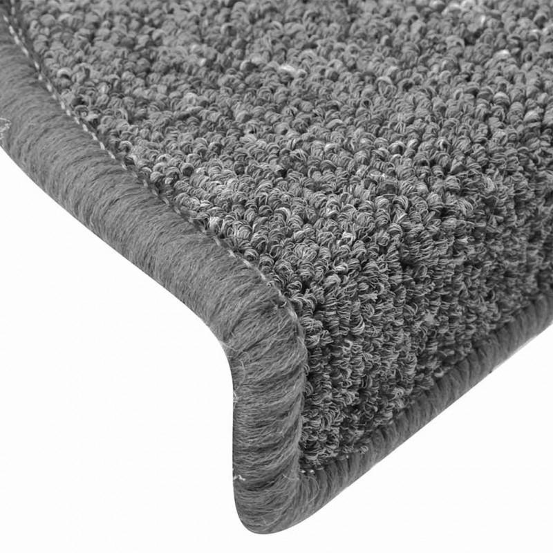 Maty na schody 30 szt. 65x24x4 cm Ciemnoszary Półokrągły Duży