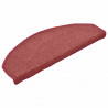 Maty na schody 30 szt. 65x24x4 cm Bordeaux Półokrągłe Duże