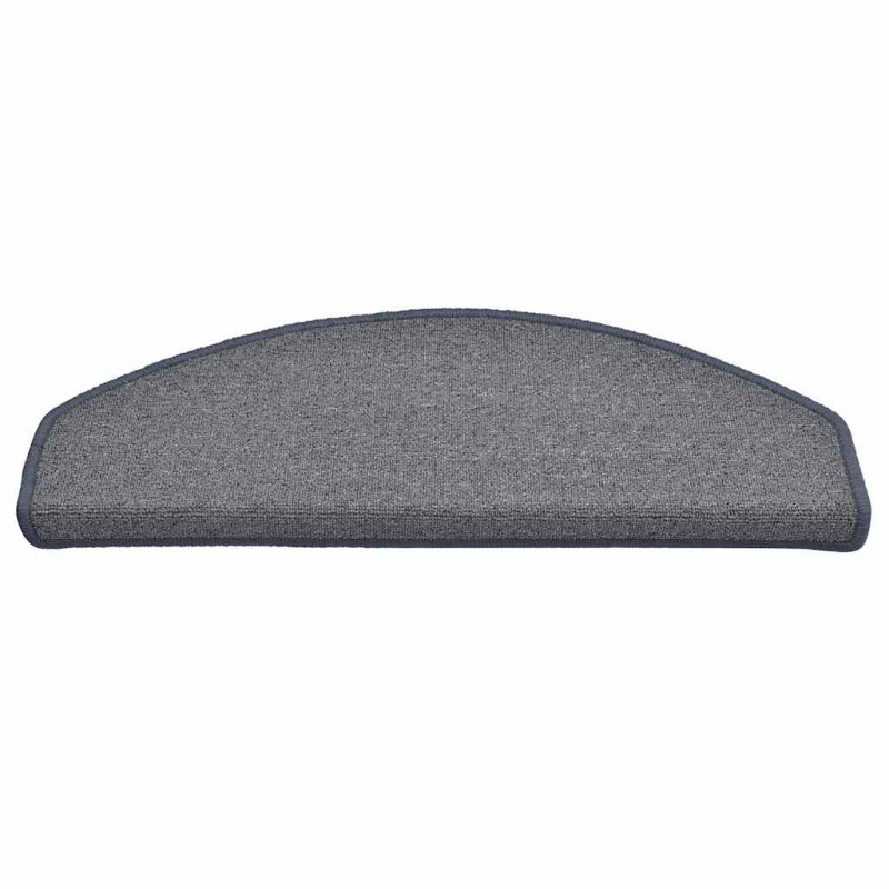 Maty na schody 30 szt. 65x24x4 cm Jasnoszare i niebieskie, półokrągłe, duże