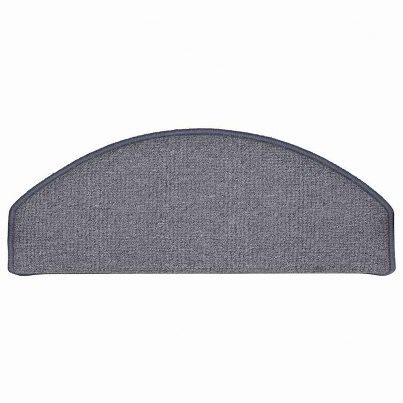 Maty na schody 30 szt. 65x24x4 cm Jasnoszare i niebieskie, półokrągłe, duże