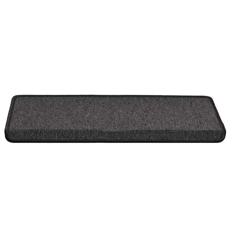 Maty na schody 30 szt. 65x21x4 cm Antracytowe, prostokątne krawędzie