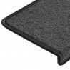 Maty na schody 30 szt. 65x21x4 cm Antracytowe, prostokątne krawędzie