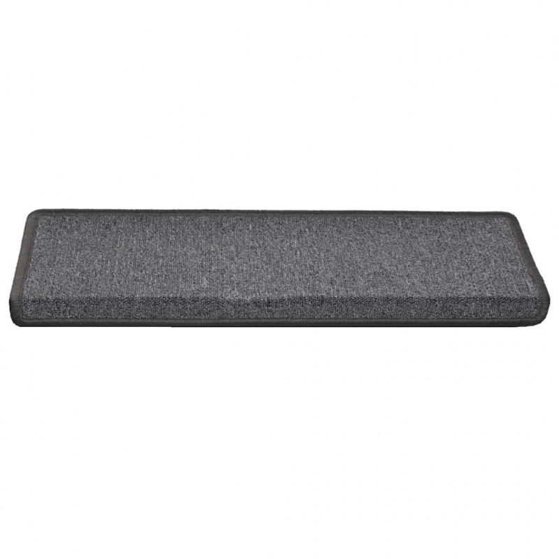 Maty na schody 30 szt. 65x21x4 cm Ciemnoszary prostokątny brzeg