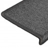 Maty na schody 30 szt. 65x21x4 cm Ciemnoszary prostokątny brzeg