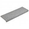 Maty na schody 30 szt. 65x21x4 cm Jasnoszary prostokątny brzeg