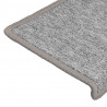 Maty na schody 30 szt. 65x21x4 cm Jasnoszary prostokątny brzeg