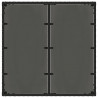 Zestaw do jadalni w ogrodzie 5 pcs Czarny polirattan