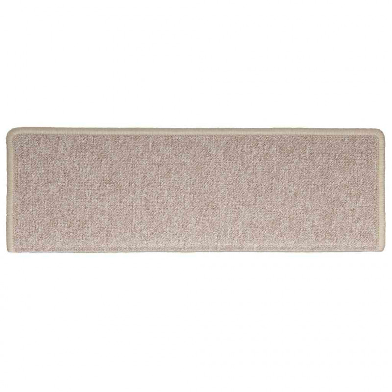 Maty na schody 30 szt. 65x21x4 cm Taupe Rectangular Edge