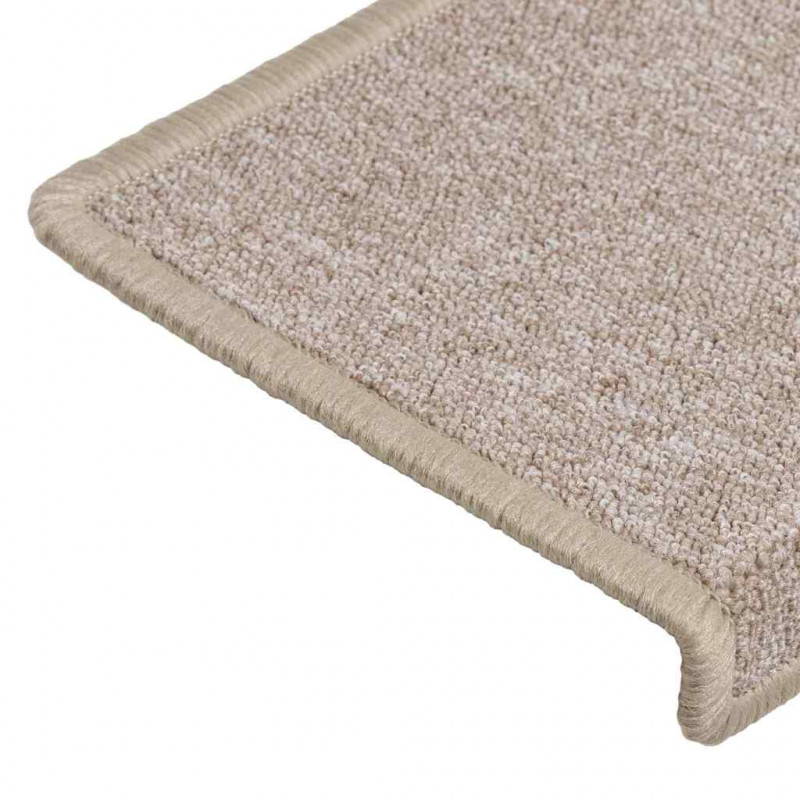Maty na schody 30 szt. 65x21x4 cm Taupe Rectangular Edge