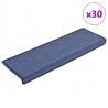 Maty na schody 30 szt. 65x21x4 cm Niebieskie prostokątne krawędzie