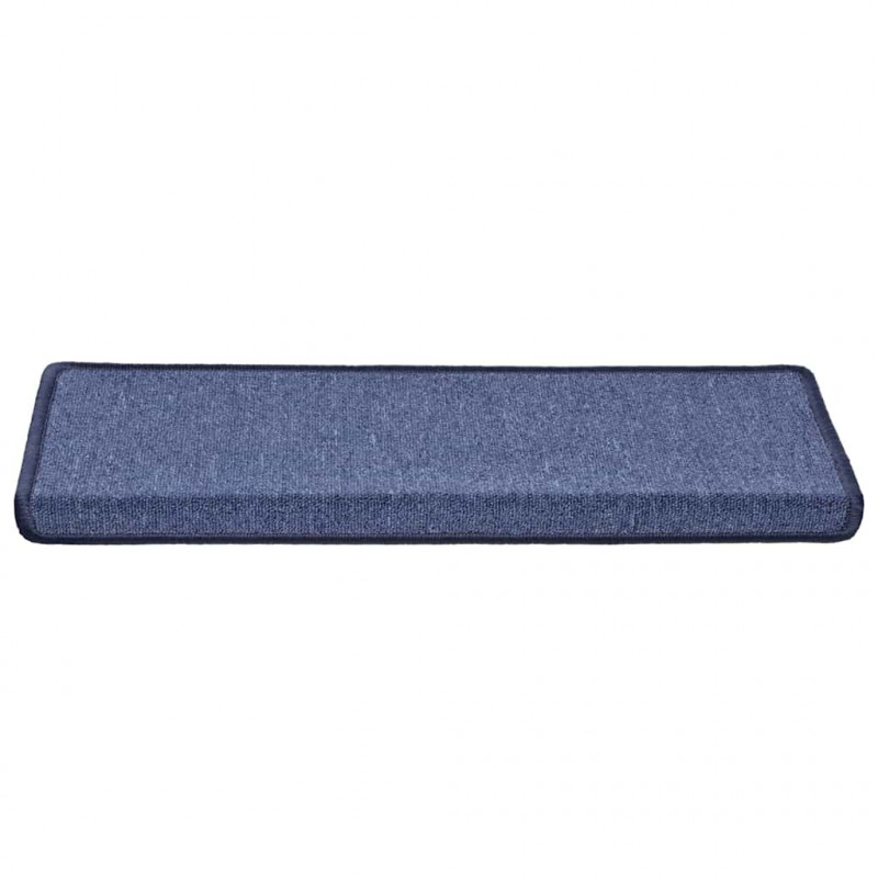 Maty na schody 30 szt. 65x21x4 cm Niebieskie prostokątne krawędzie