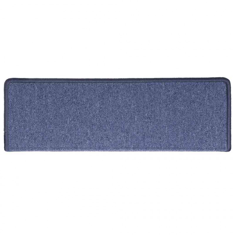 Maty na schody 30 szt. 65x21x4 cm Niebieskie prostokątne krawędzie