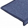 Maty na schody 30 szt. 65x21x4 cm Niebieskie prostokątne krawędzie