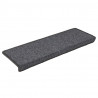 Maty na schody 30 szt. 65x21x4 cm Ciemnoszary prostokątny brzeg