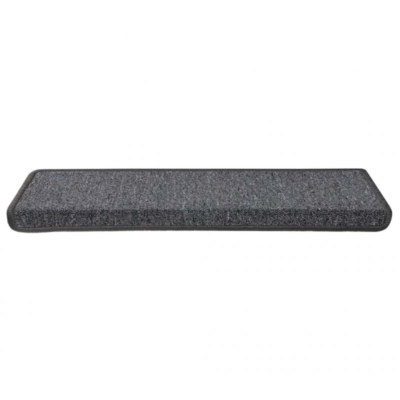 Maty na schody 30 szt. 65x21x4 cm Ciemnoszary prostokątny brzeg